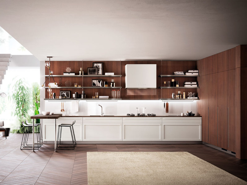 Итальянская кухня CARATTERE 04 фабрики SCAVOLINI