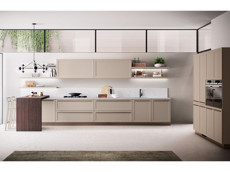 Итальянская кухня CARATTERE 07 фабрики SCAVOLINI