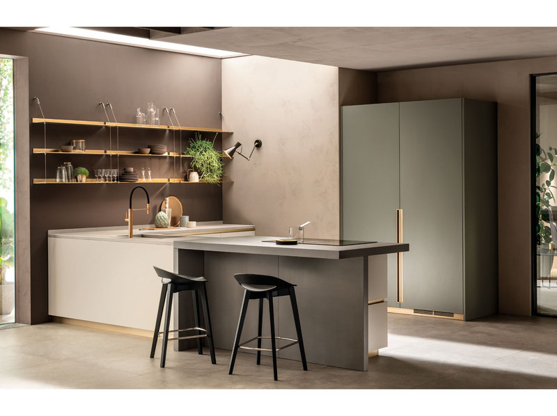 Итальянская кухня DeLinea 02 фабрики SCAVOLINI