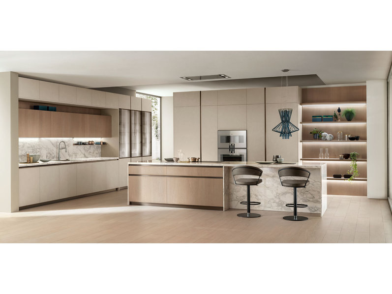 Итальянская кухня DeLinea 06 фабрики SCAVOLINI