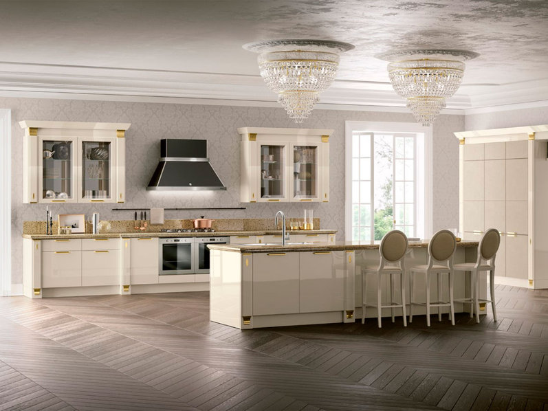 Итальянская кухня Exclusiva 03 фабрики SCAVOLINI