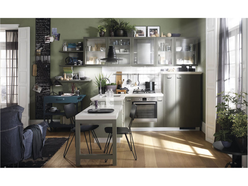 Итальянская кухня Diesel Social Kitchen 06 фабрики SCAVOLINI