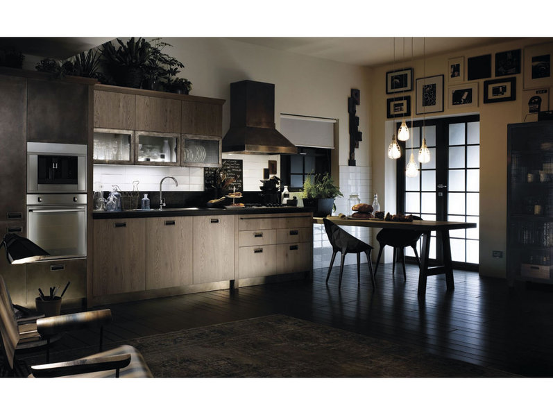 Итальянская кухня Diesel Social Kitchen 08 фабрики SCAVOLINI