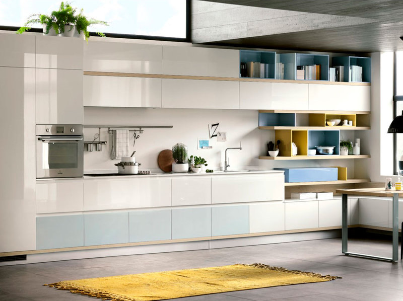 Итальянская кухня Foodshelf 02 фабрики SCAVOLINI