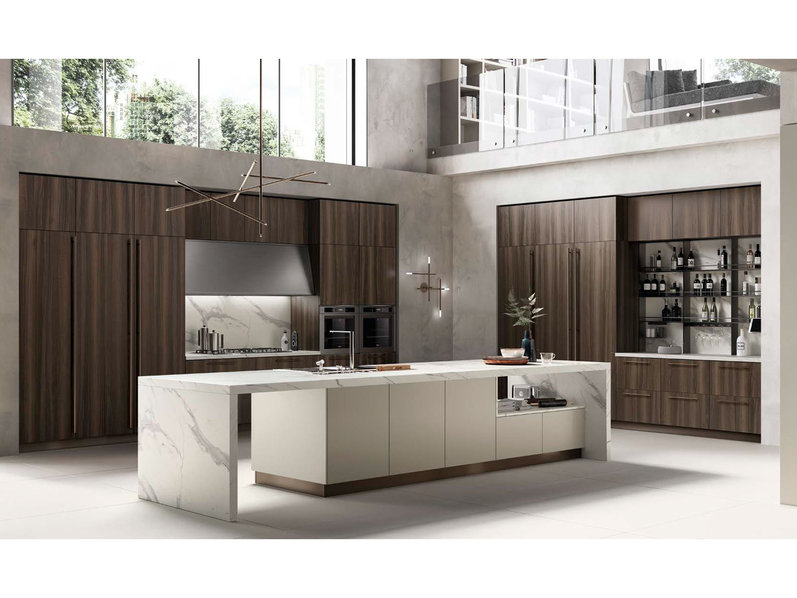 Итальянская кухня Mood 07 фабрики SCAVOLINI