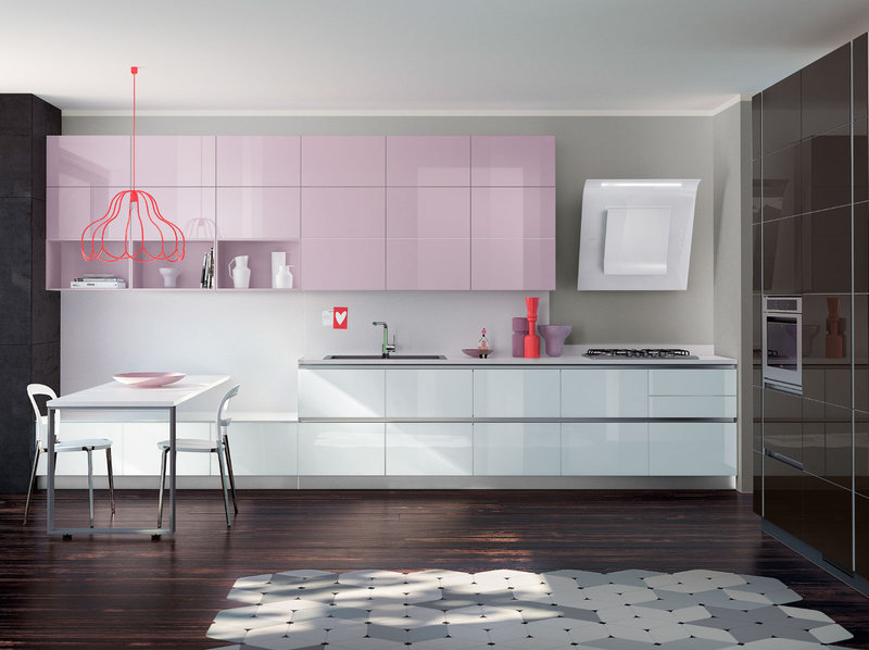 Итальянская кухня Tetrix 08 фабрики SCAVOLINI