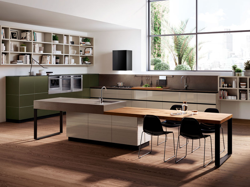 Итальянская кухня Tetrix 09 фабрики SCAVOLINI