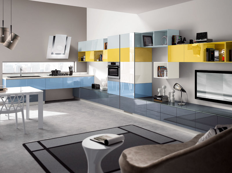 Итальянская кухня Tetrix 10 фабрики SCAVOLINI