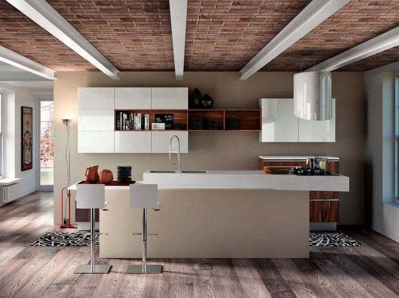 Итальянская кухня THAI 01 фабрики Tre.O Kitchens