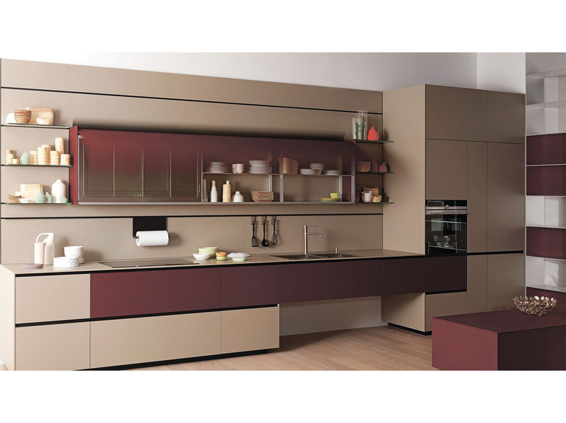 Итальянская кухня Riciclantica Laminato Grigio Caldo Opaco фабрики VALCUCINE