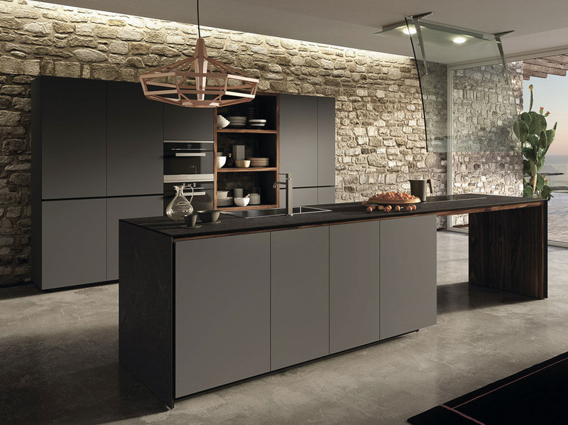 Итальянская кухня Forma Mentis con anta laccata фабрики VALCUCINE