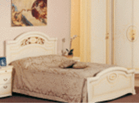 Кровать King с резным изголовьем (сп. место 200x180)
