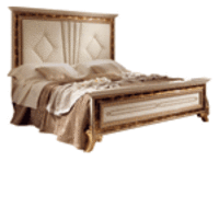 Кровать King Size с мягким изголовьем
