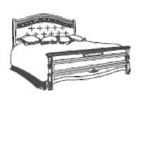 Кровать с мягким изголовьем (сп.м. 160х200)