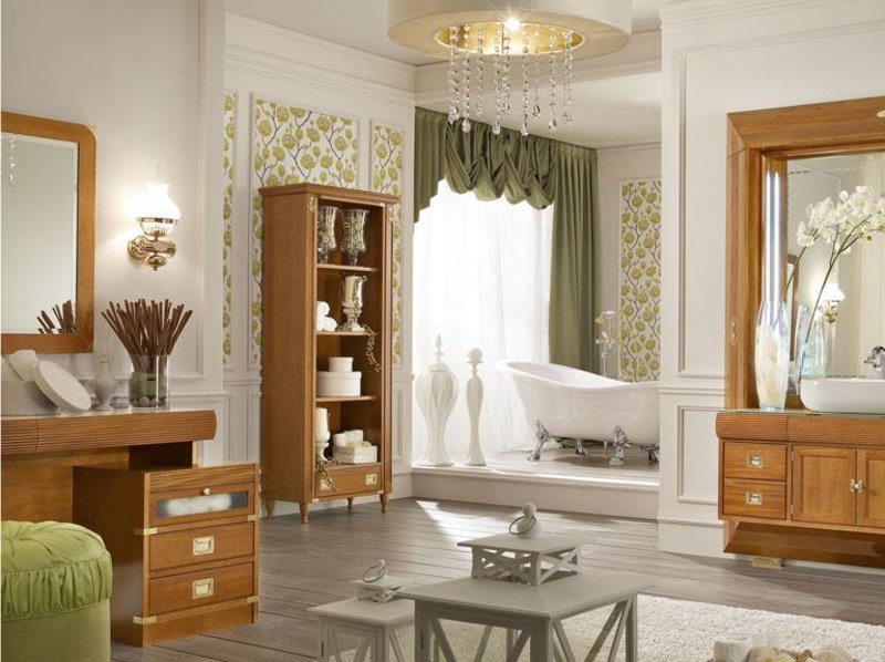 Итальянская мебель для ванной комнаты фабрики Caroti