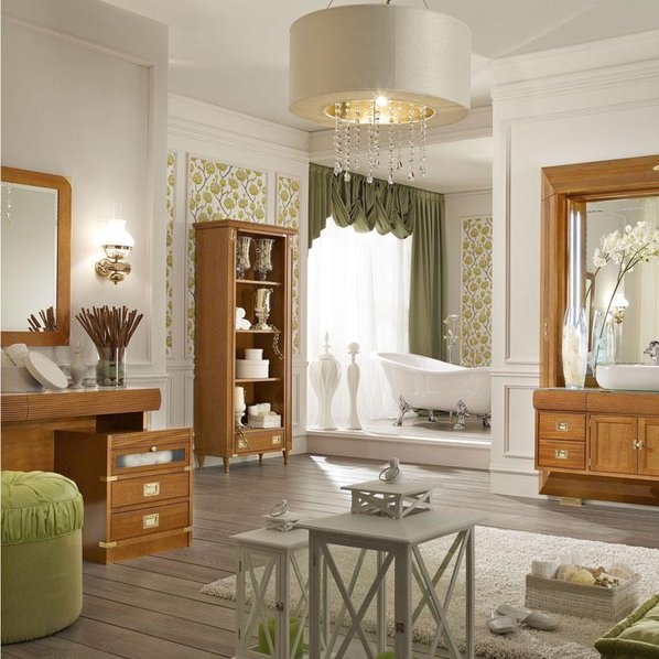 Итальянская мебель для ванной комнаты фабрики Caroti